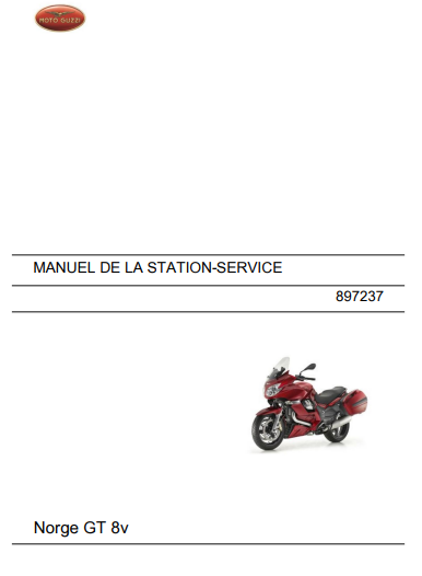 Manuel d'atelier Moto Guzzi Norge GT 8V en français { Docautomoto