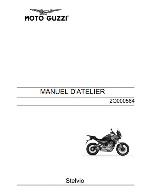 Manuel d'atelier Moto Guzzi Stelvio 2024 français Docautomoto