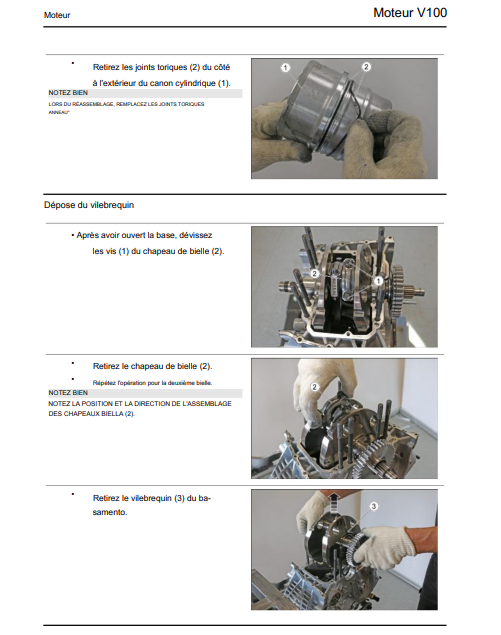 Manuel d'atelier Moto Guzzi V100 2022 français Docautomoto