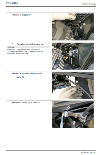 Manuel d'atelier Moto Guzzi V7 3 2017 { {{ Docautomoto }}