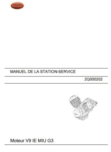 Manuel d'atelier Moto Guzzi V9 2017 français Docautomoto
