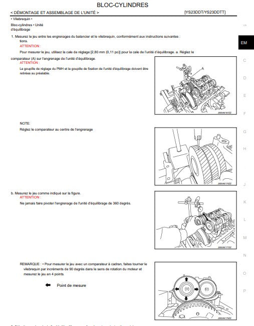 Manuel d'atelier Nissan D23 2017 2020 français Docautomoto