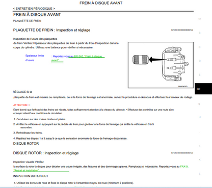 Manuel d'atelier Nissan Leaf 2010 2017 français { {{ Docautomoto }}