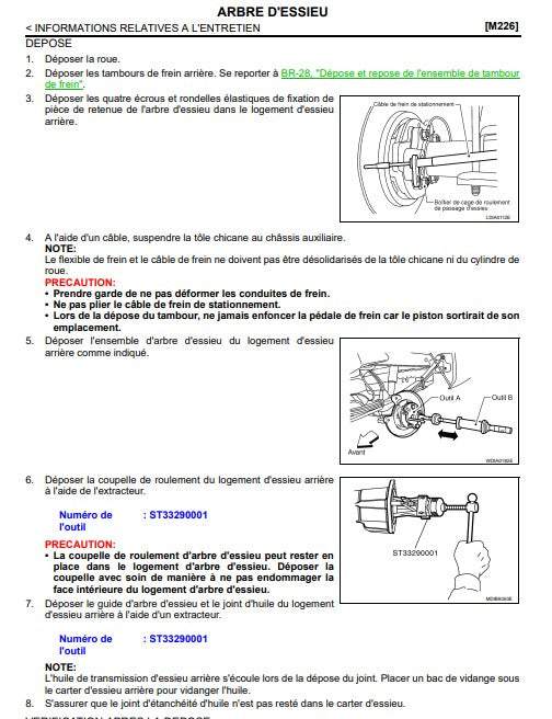Manuel d'atelier Nissan Navara D40 2007 français Docautomoto