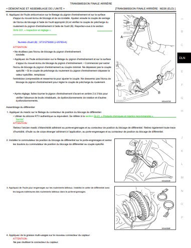 Manuel d'atelier Nissan Navara D40 2016 français Docautomoto