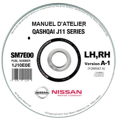 Manuel d'atelier Nissan Qasqai J11 2013 2021 français { Docautomoto
