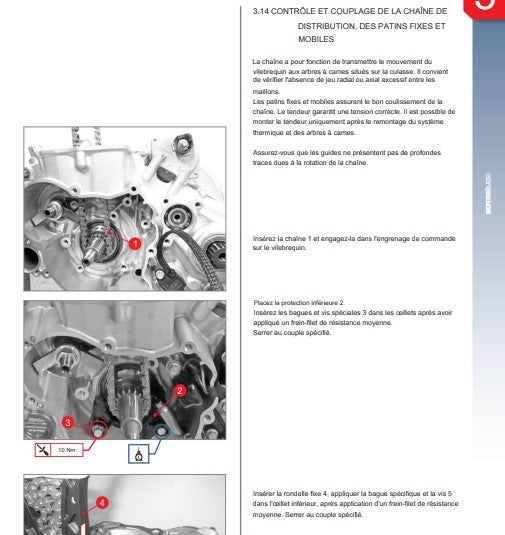 Manuel d'atelier pdf Beta 450 RX 2025 français Docautomoto