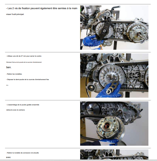 Manuel d'atelier Piaggio MP3 530 HPE 2022 français { {{ Docautomoto }}