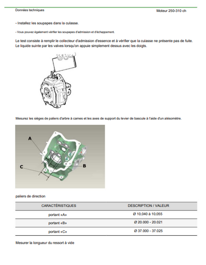 Manuel d'atelier Piaggio moteur 250 310 HPE 2026 français