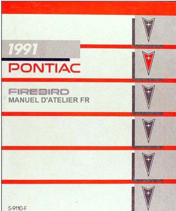 Manuel d'atelier Pontiac Firebird V6 1991 français