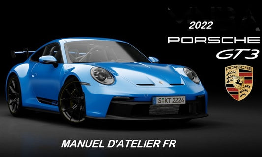 Manuel d'atelier Porsche 911 GT3 2022 français Docautomoto