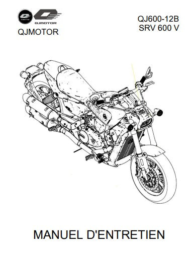 Manuel d'atelier QJMotor 600 SRV V4 2025 français Docautomoto