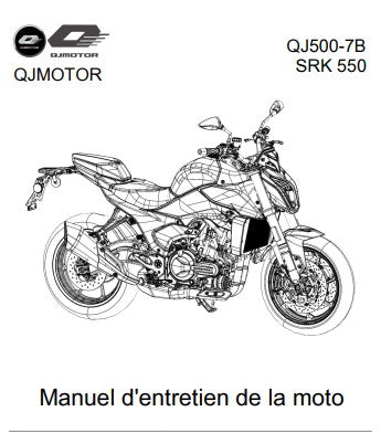 Manuel d'atelier QJMotor SRK 550 français