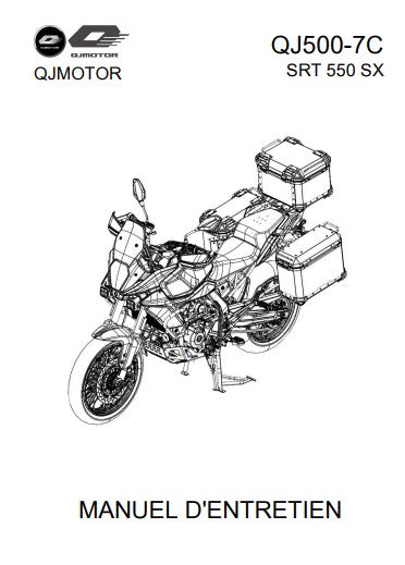 Manuel d'atelier QJMotor SRT550SX français