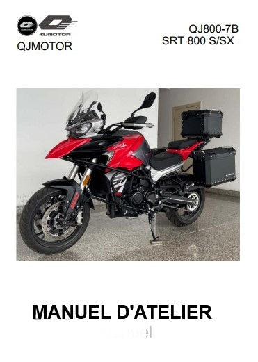 Manuel d'atelier QJMotor SRT 800 X français Docautomoto