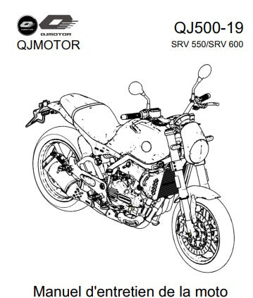 Manuel d'atelier QJMotor SRV 550 600 V2 français