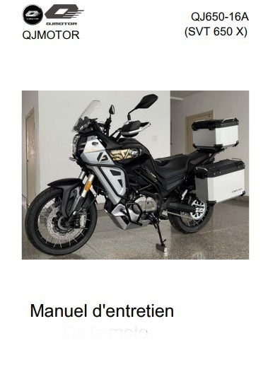 Manuel d'atelier QJMotor SVT650X français Docautomoto