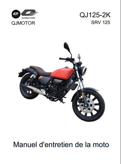 Manuel d'atelier QJmotor SRV 125 français