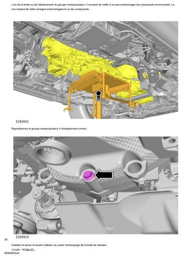 Manuel d'atelier Range Rover L460 2022 français Docautomoto