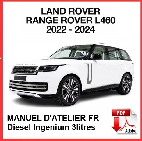 Manuel d'atelier Range Rover L460 2022 français Docautomoto