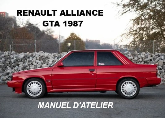 Manuel d'atelier Renault Alliance GTA 1987 