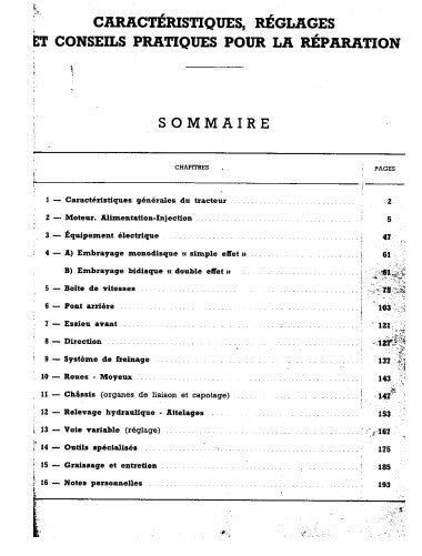 Manuel d'atelier Renault D22 moteur MWM diesel