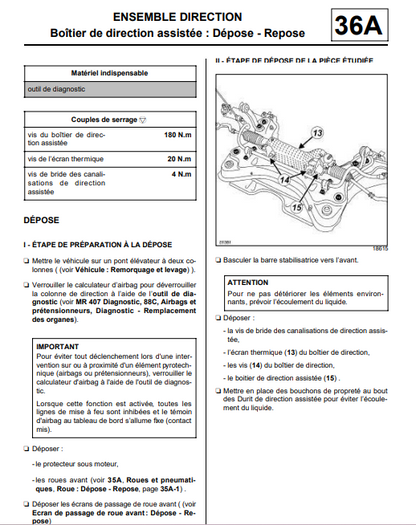 Manuel d'atelier Renault Espace 4 2009 Docautomoto