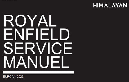 Manuel d'atelier Royal Enfield Himalayan 450 2023 français { {{ Docautomoto }}