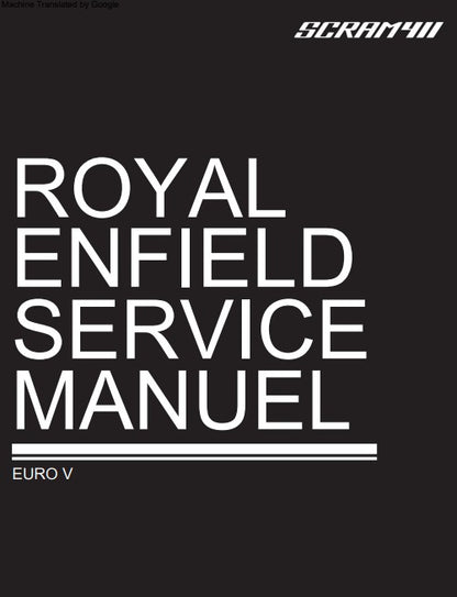 Manuel d'atelier Royal Enfield Scram 411 2023 français