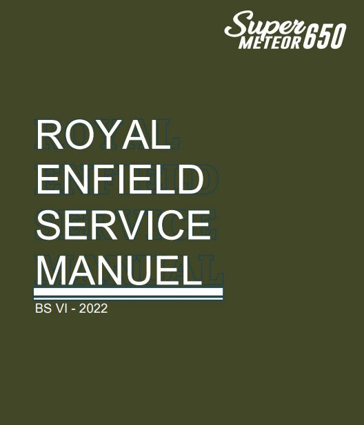 Manuel d'atelier Royal Enfield 650 Super Meteor 2022 2024 français Docautomoto