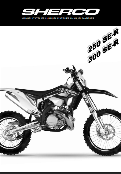 Manuel d'atelier Sherco 250 300 SER 2016 français