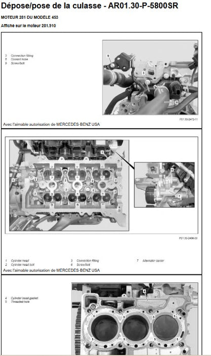 Manuel d'atelier Smart Fortwo 2014 2019 français