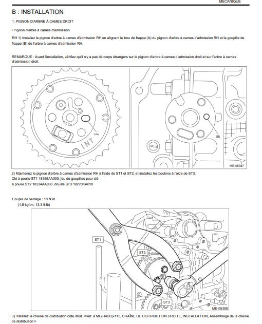 Manuel d'atelier Subaru Forester 2012 français Docautomoto