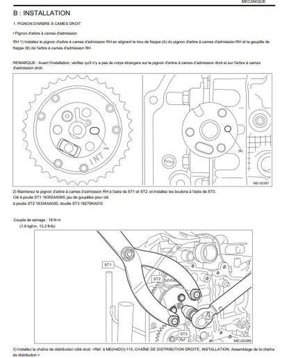Manuel d'atelier Subaru Forester 2012 français Docautomoto