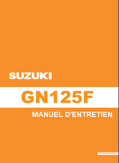 Manuel d'atelier Suzuki 125 GN 2015 en français { {{ Docautomoto }}