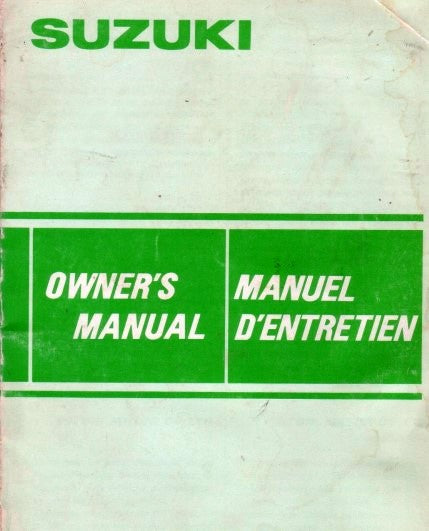 Manuel d'atelier Suzuki 175 PE 1984 Docautomoto