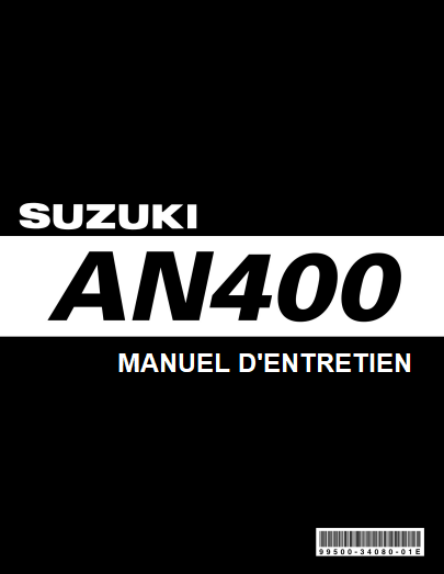 manuel d'atelier Suzuki 400 Burgman en français { {{ Docautomoto }}
