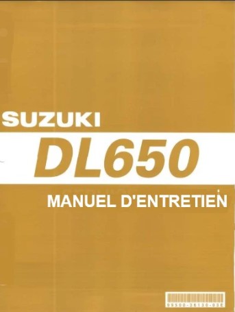 Manuel d'atelier Suzuki 650 VStrom 2004 français Docautomoto