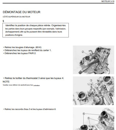 Manuel d'atelier Suzuki 650 VStrom 2004 français Docautomoto