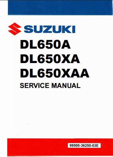 Manuel d'atelier Suzuki 650 VStrom 2017 2021 Docautomoto
