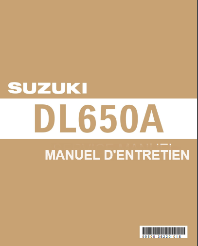 Manuel d'atelier Suzuki DL 650 V-Storm 2012 français { {{ Docautomoto }}