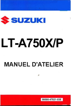Manuel d'atelier Suzuki 750 King Quad 2008 français { {{ Docautomoto }}