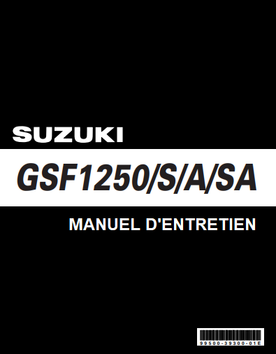manuel d'atelier Suzuki 1250 Bandit 2007 en français { AUTHENTIQU'ERE