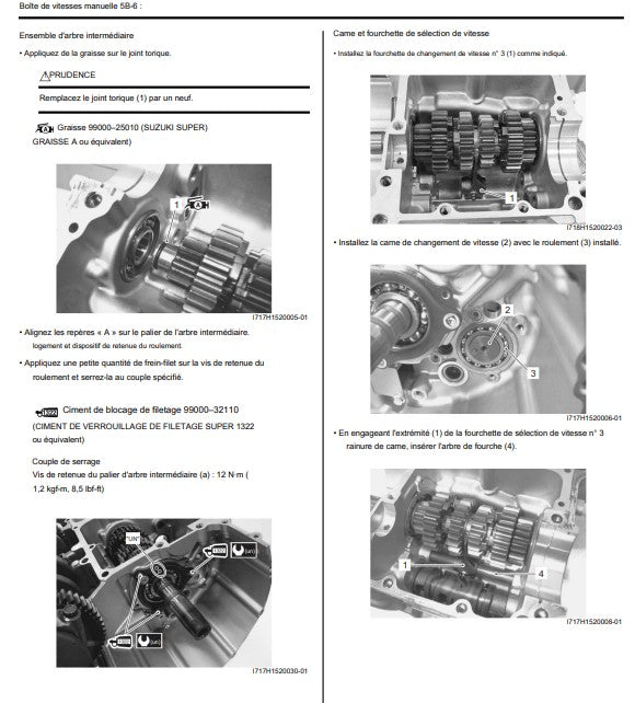 Manuel d'atelier Suzuki GSF650 2007 pdf français Docautomoto
