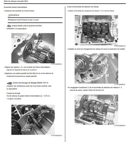 Manuel d'atelier Suzuki GSF650 2007 pdf français Docautomoto