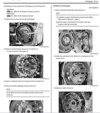 Manuel d'atelier Suzuki GSF650 2007 pdf français Docautomoto