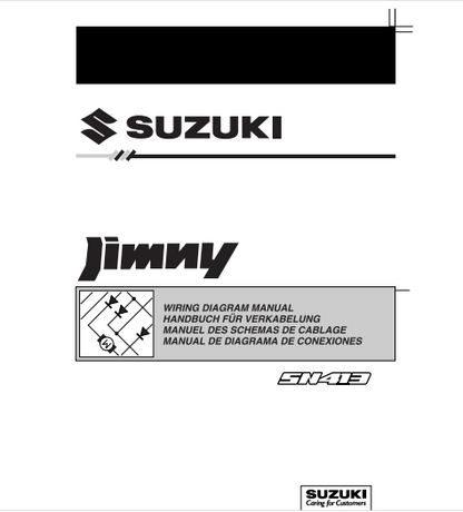 Manuels d'atelier Suzuki Jimny SN413 2002 { {{ Docautomoto }}