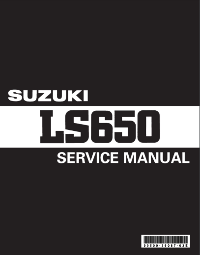Manuel d'atelier Suzuki LS 650 1986 2006 { {{ Docautomoto }}