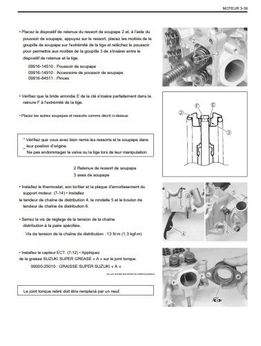 Manuel d'atelier Suzuki 450 LTR 2007 français Docautomoto