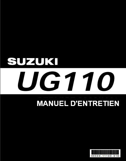 manuel d'atelier Suzuki UG110 2021 français { {{ Docautomoto }}